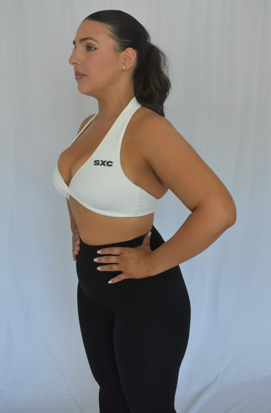 CELESTE SPORTS BRA - BRIGHT WHITE