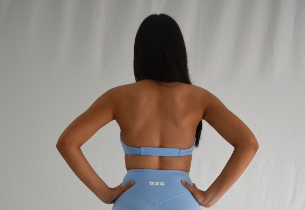CELESTE SPORTS BRA - SKY BLUE
