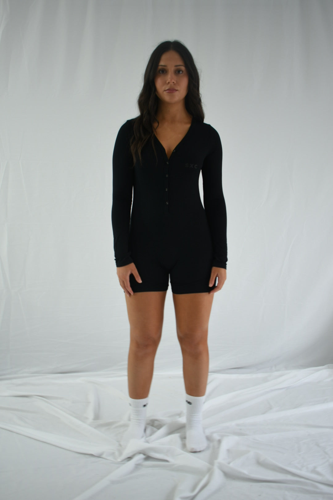 COMFORT ROMPER - JET BLACK