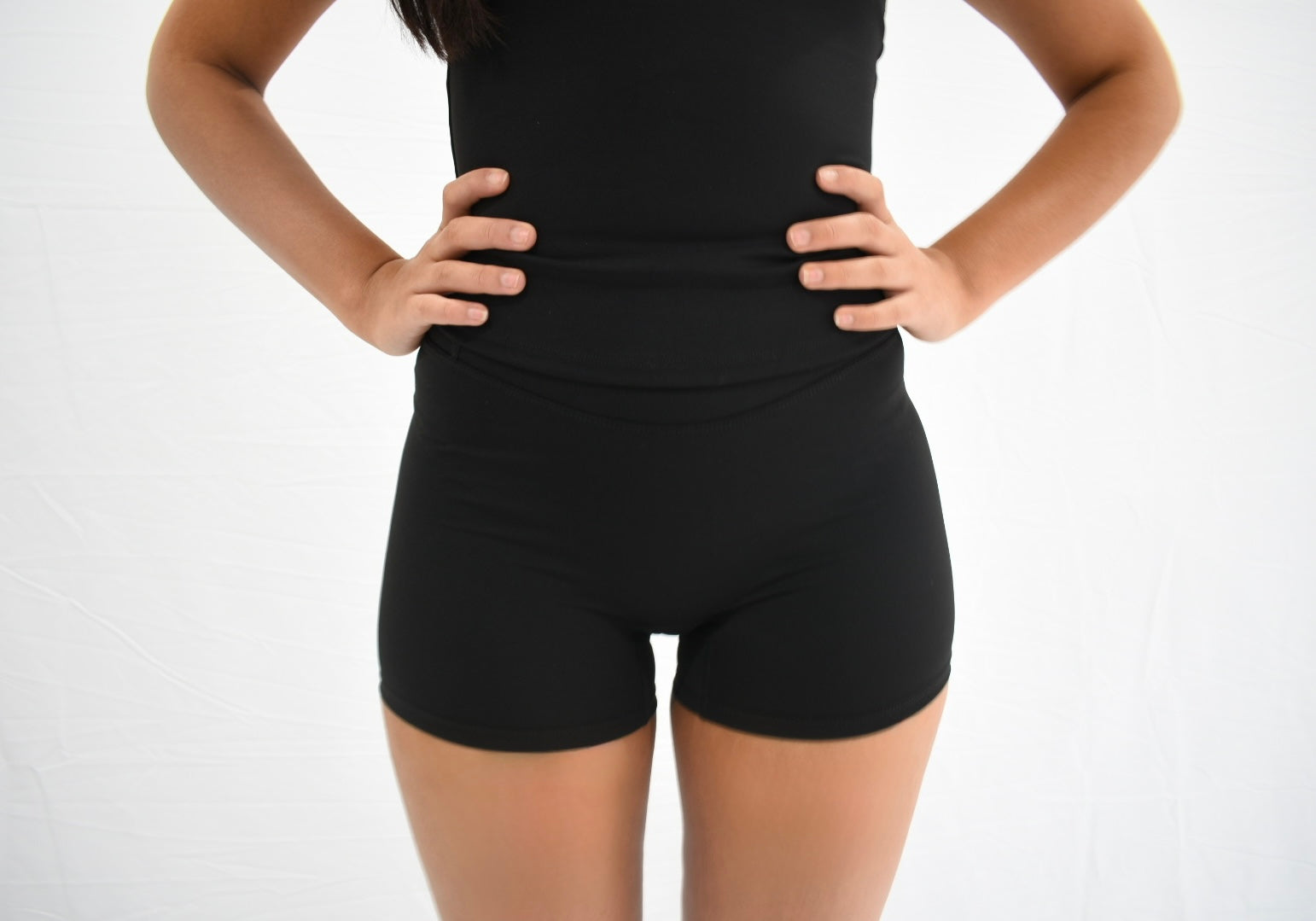 ESSENTIAL BIKE SHORTS - JET BLACK